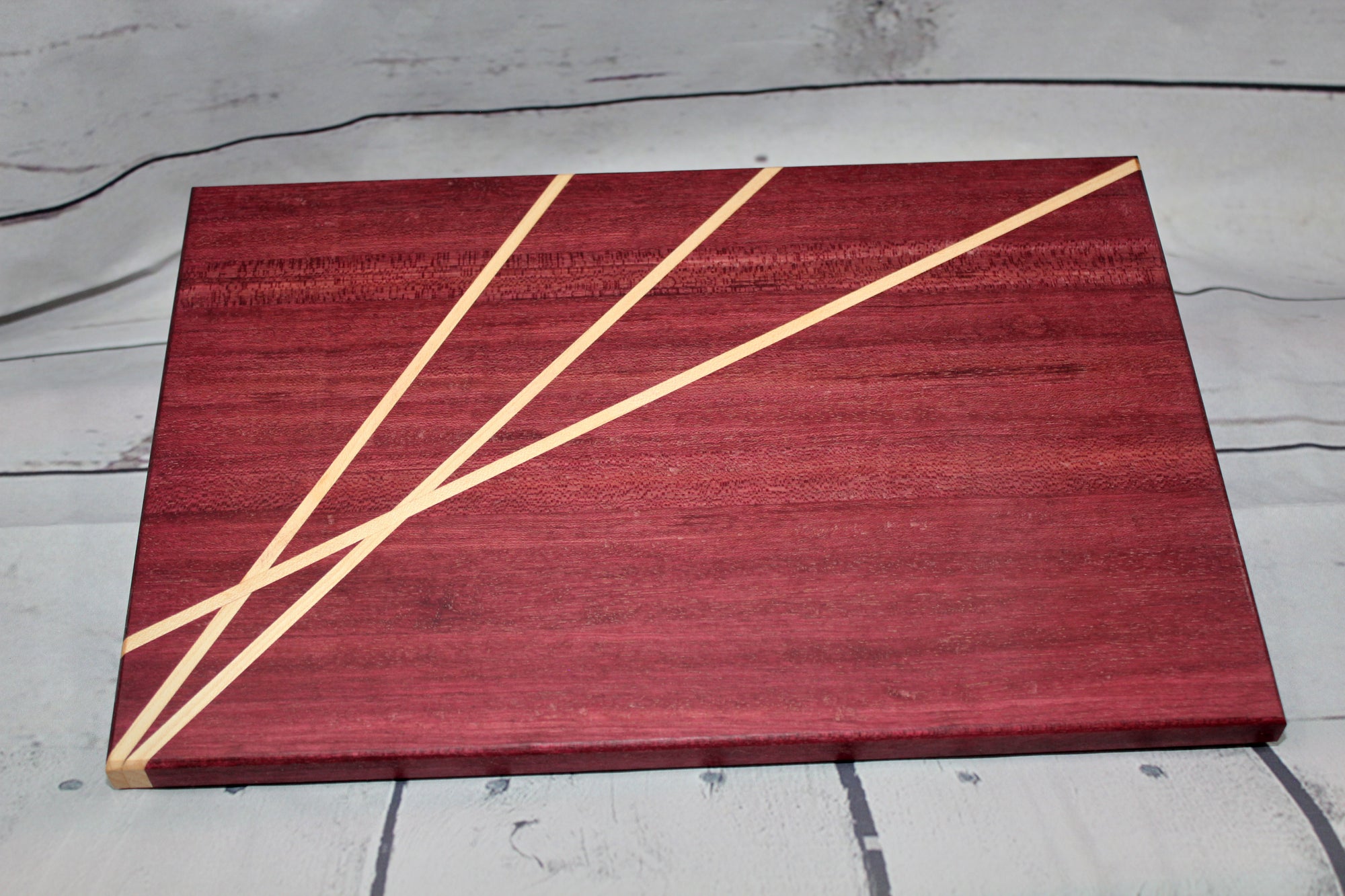 Cutting board (maple, purple heart)